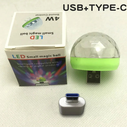USB Mini LED Atmosphere Stage DJ Disco Light