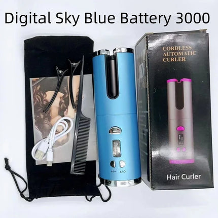 Hair Accessories Cordless USB Rechargeable Curling Iron - Hair Accessories - Chainer - Mad Fly Essentials