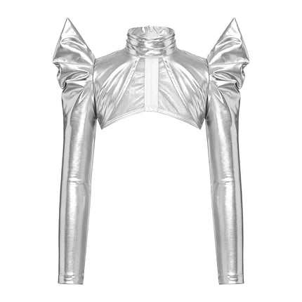 Girl Seasonal Wear Metallic Shrug Shoulder Costume Set - Girl Seasonal Wear - IIXPIN - Mad Fly Essentials