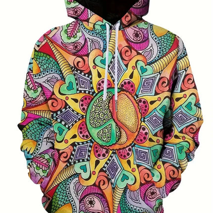 3D Hoodies Men Funny Abstract Art Sweatshirt - 3D Hoodies - Mental Hope - Mad Fly Essentials