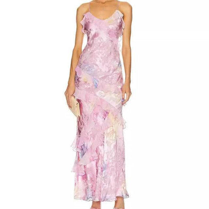 Women Sleeveless Floral Bohemian Beach Dress - Mad Fly Essentials