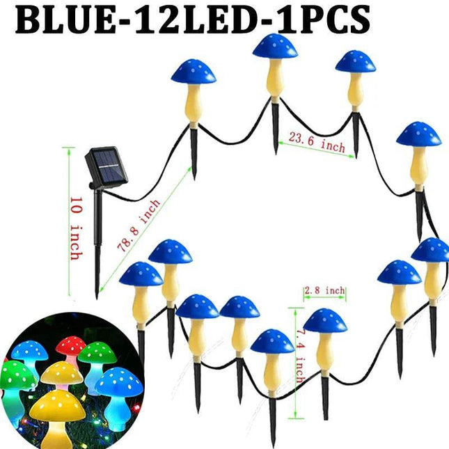 Solar Seasonal Mushroom Decor Garden Lamps - Mad Fly Essentials