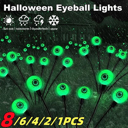 Funny Solar 1-8PC LED Eyeball Fairy Lights