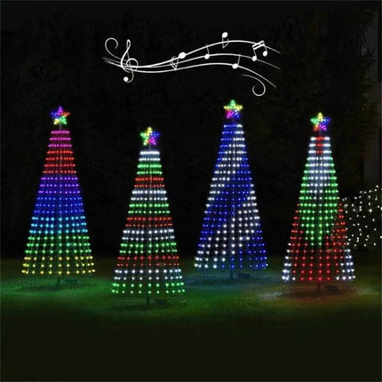 Animated Lightshow Cone Led Christmas Tree - Mad Fly Essentials