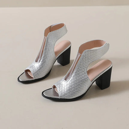 Sandals Women Summer Fashion Open Peep Shoes - Sandals - Aorsin - Mad Fly Essentials