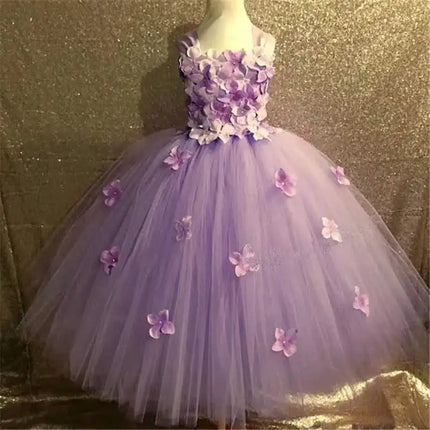 Party Dress Girl Little Princess Flower Petal Girl Dress - Party Dress - Maiden Vision - Mad Fly Essentials