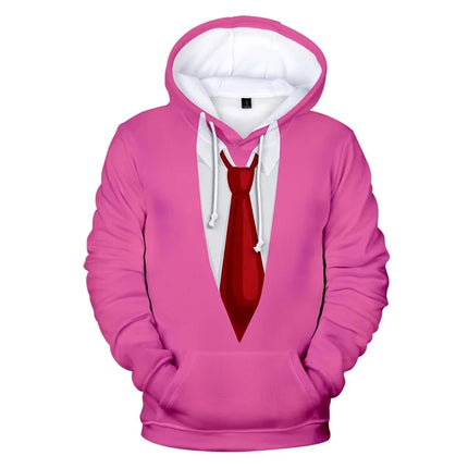 Men Fake Suit Fashion 3D Hoodies