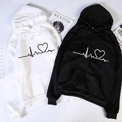 Hoodies Women Heart Nurse Sweatshirt - Hoodies - Chrleisure - Mad Fly Essentials