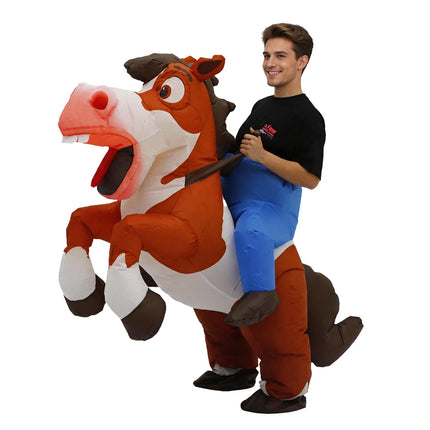 Inflatable Costume Funny Ride Roleplay Horse Animal Party Set - Inflatable - Starry Decor - Mad Fly Essentials