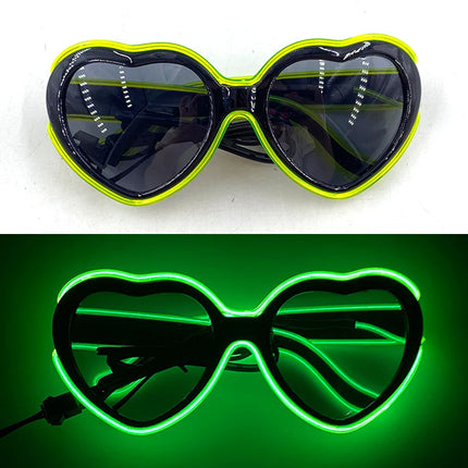 Party Favors Women LED Neon Glow Party Sunglasses - Party Favors - The vinyl Clock - Mad Fly Essentials