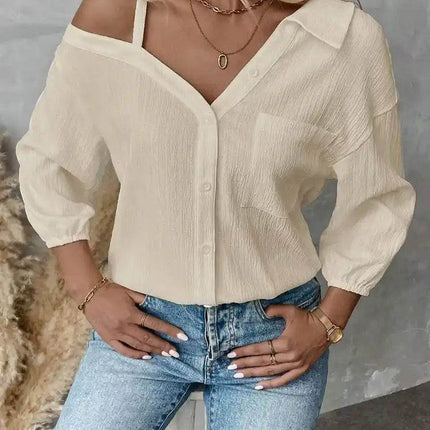 Women Summer Asymmetrical Long Solid Sweater - Mad Fly Essentials