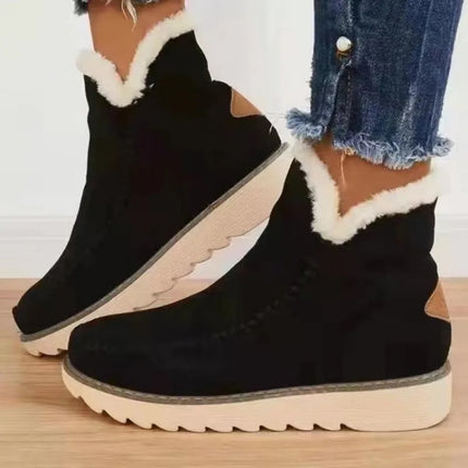 Women Casual Mid-Calf Ankle Snow Boots