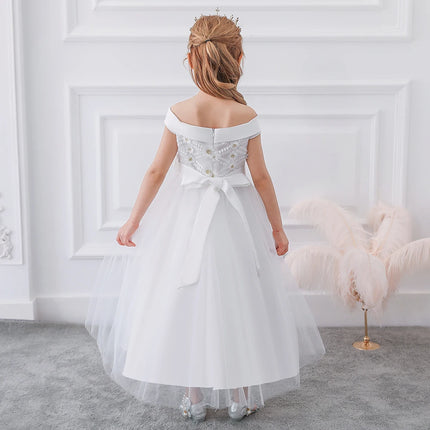 Princess Dress Girls Elegant Floral Ball Gown - Princess Dress - Adyce - Mad Fly Essentials
