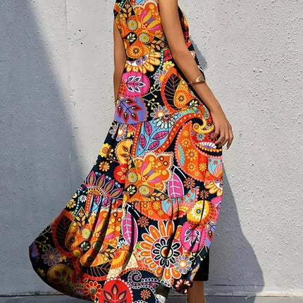 A - Line Dress Women European Floral Casual Dress - A-Line Dress - JIM & NORA - Mad Fly Essentials