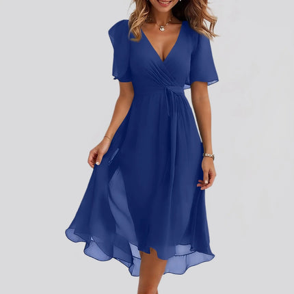 A - Line Dress Women Summer Thin Casual Midi Vacation Dress - A - Line Dress - Allneon - Mad Fly Essentials