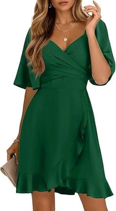 A-Line Dress Women Summer Thin Casual Midi Vacation Dress - A-Line Dress - Allneon - Mad Fly Essentials