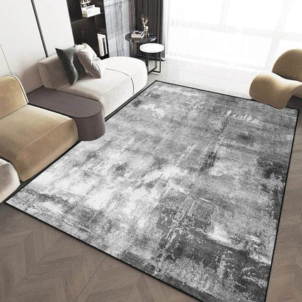 Abstract Modern Grey Washable Area Rug - Area Rug - EMG - Mad Fly Essentials