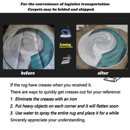 Abstract Modern Grey Washable Area Rug - Area Rug - EMG - Mad Fly Essentials