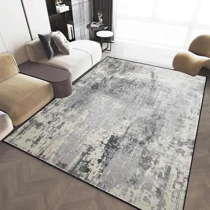 Abstract Modern Grey Washable Area Rug - Area Rug - EMG - Mad Fly Essentials