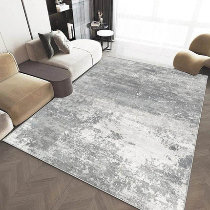 Abstract Modern Grey Washable Area Rug - Area Rug - EMG - Mad Fly Essentials