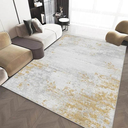 Abstract Modern Grey Washable Area Rug - Area Rug - EMG - Mad Fly Essentials