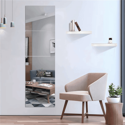 Acrylic 3D Self - Adhesive Mirror Wall Sticker Wall Decor - Wall Decor - Mirror Fitters - Mad Fly Essentials