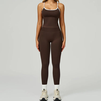 Activewear Set Women 2pc Crop Top Yoga Sportswear Set - Activewear Set - Bessmini - Mad Fly Essentials