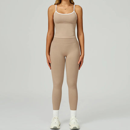 Activewear Set Women 2pc Crop Top Yoga Sportswear Set - Activewear Set - Bessmini - Mad Fly Essentials