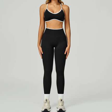 Activewear Set Women 2pc Crop Top Yoga Sportswear Set - Activewear Set - Bessmini - Mad Fly Essentials