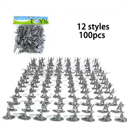 Activity Toys 100pc Military Model Soldier Sets - Activity Toys - MagiDeal - Mad Fly Essentials