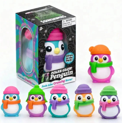 Activity Toys Glow Dark Arctic Penguin Fidget Toy - Activity Toys - Animalie - Mad Fly Essentials