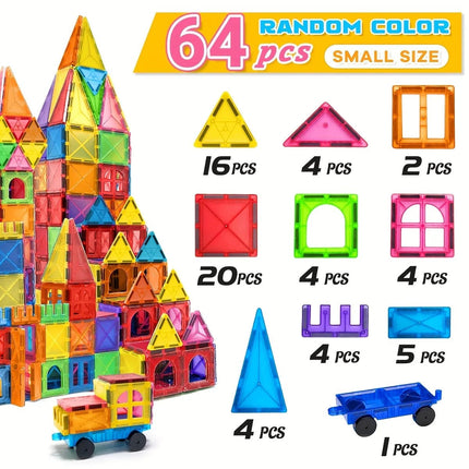 Activity Toys Kids Magnetic Construction Building Puzzle Toys - Activity Toys - Romboss - Mad Fly Essentials