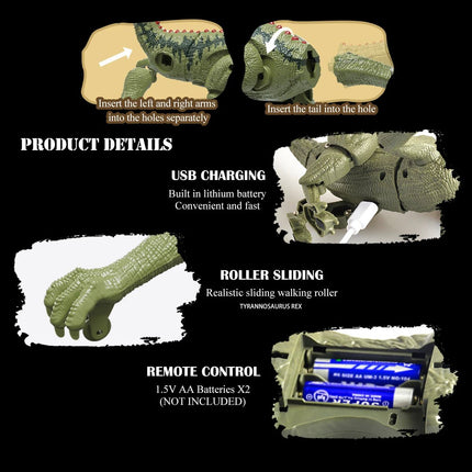 Activity Toys Large Mechanical Dinosaur Robot Toy - Activity Toys - CONUSEA - Mad Fly Essentials
