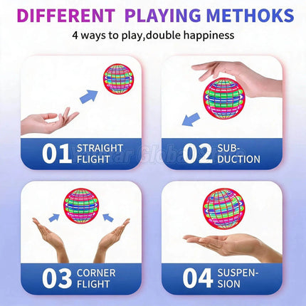 Activity Toys Mini RC UFO LED Gesture Sensing Drone - Activity Toys - Swiing - Mad Fly Essentials