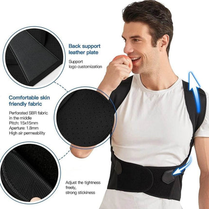 Adjustable Back Support Posture Corrector Fitness Essentials - Fitness Essentials - Fitness Essentials - Mad Fly Essentials