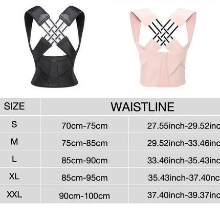 Adjustable Back Support Posture Corrector Fitness Essentials - Fitness Essentials - Fitness Essentials - Mad Fly Essentials