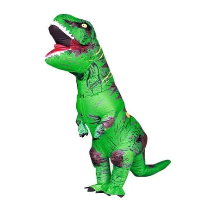 Adult Kids Family T - Rex Inflatable Costume Set - Costume Set - Two Color Zebra - Mad Fly Essentials