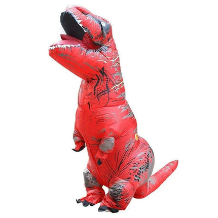 Adult Kids Family T - Rex Inflatable Costume Set - Costume Set - Two Color Zebra - Mad Fly Essentials