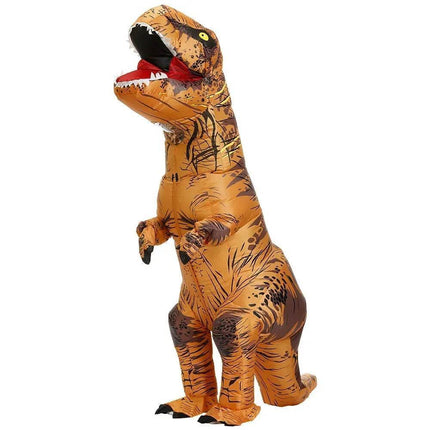 Adult Kids Family T - Rex Inflatable Costume Set - Costume Set - Two Color Zebra - Mad Fly Essentials