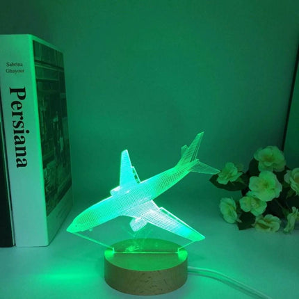 Airplane 3D USB LED Night Light - LED Night Light - Sololandor - Mad Fly Essentials