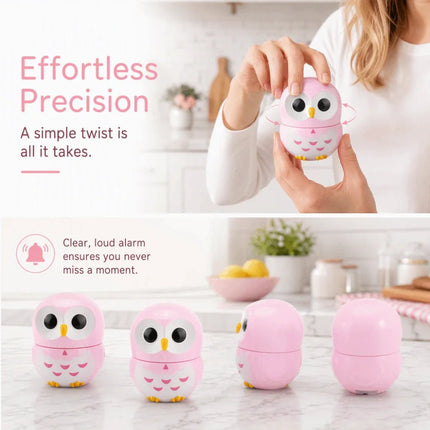 Alarm Clock Cartoon Owl Kitchen Timer - Alarm Clock - BRUP - Mad Fly Essentials