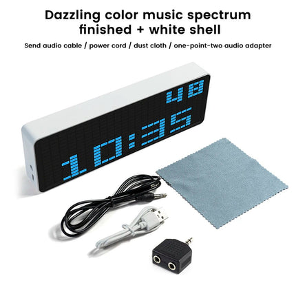 Alarm Clock Digital RGB Music LED Voice Electronic Clock - Alarm Clock - Alien - Mad Fly Essentials