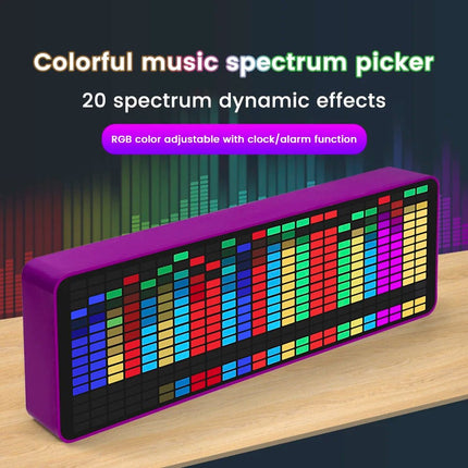 Alarm Clock Digital RGB Music LED Voice Electronic Clock - Alarm Clock - Alien - Mad Fly Essentials