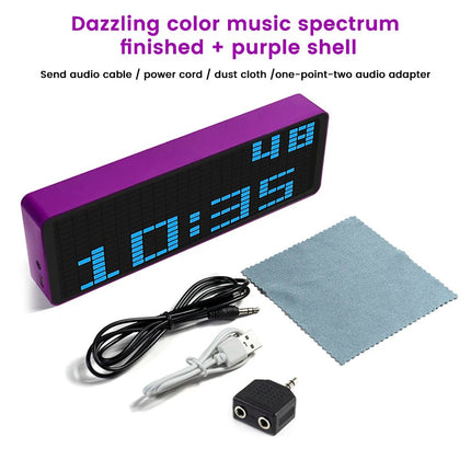 Alarm Clock Digital RGB Music LED Voice Electronic Clock - Alarm Clock - Alien - Mad Fly Essentials