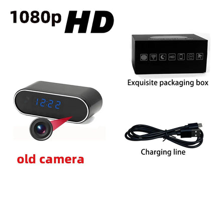 Alarm Clock Mini Night Vision 1080P Camera - Alarm Clock - iSurvivor - Mad Fly Essentials