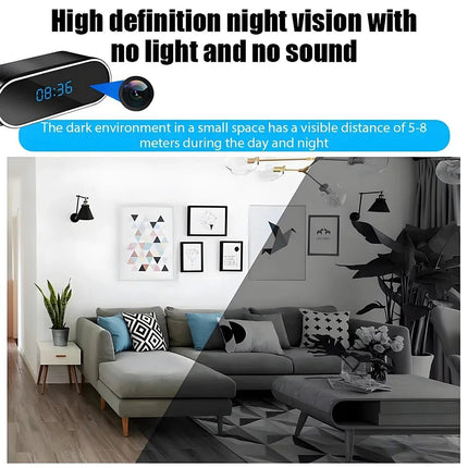 Alarm Clock Mini Night Vision 1080P Camera - Alarm Clock - iSurvivor - Mad Fly Essentials