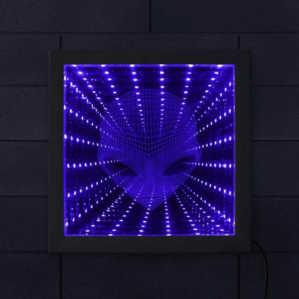 Alien Head Illusion LED Night Light - LED Night Light - lamgool - Mad Fly Essentials