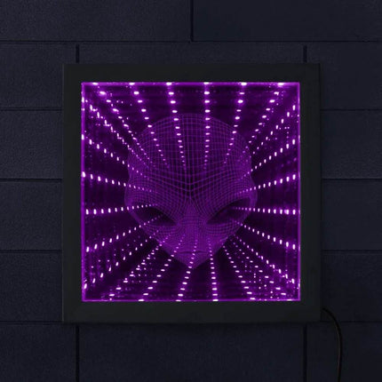 Alien Head Illusion LED Night Light - LED Night Light - lamgool - Mad Fly Essentials