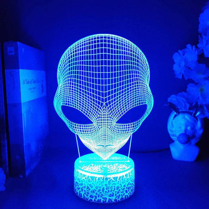Alien Illusion Lamp 3D LED Night Light - LED Night Light - Sololandor - Mad Fly Essentials