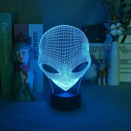 Alien Illusion Lamp 3D LED Night Light - Mad Fly Essentials
